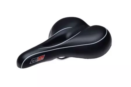 Siodełko rowerowe Endzone 206mm żelowe czarne - AWR0042