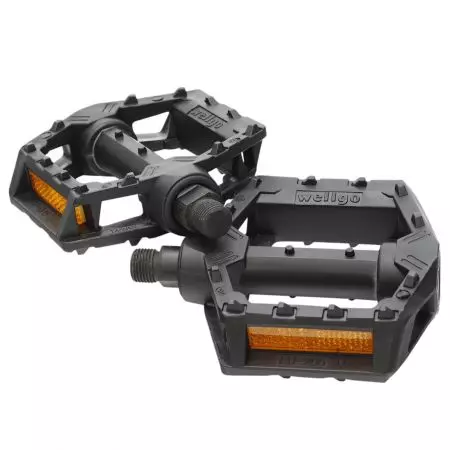Pedały rowerowe Wellgo plastikowe 338g - AWR0063