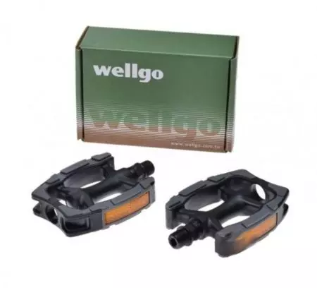 Pedały rowerowe Wellgo antypoślizgowe 242g - AWR0070
