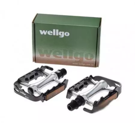 Pedały rowerowe Wellgo łożyska maszynowe 306g - AWR0074