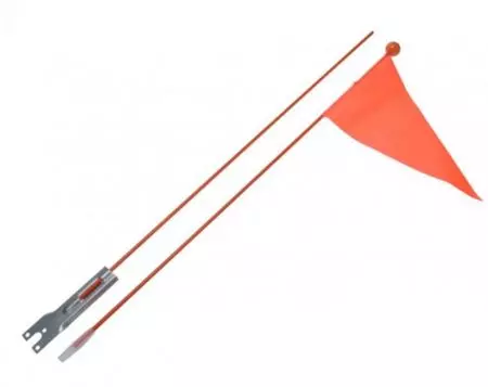 Chorągiewka flaga jaskrawa 150cm pomarańczowa - AWR0098O
