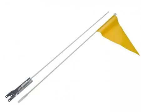 Chorągiewka flaga jaskrawa 150cm żółta - AWR0098Y