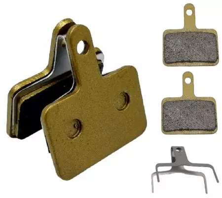 Klocki okładziny hamulca tarczowego metaliczne do Shimano M575 M525 - AWR0222B