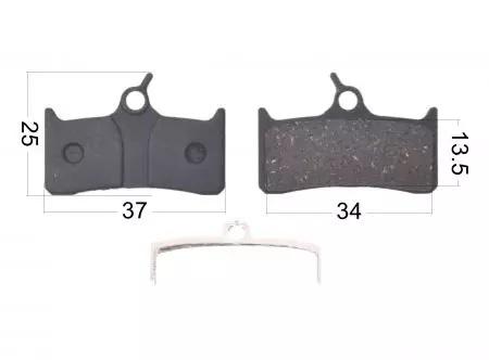 Klocki okładziny hamulca tarczowego półmetaliczne do Shimano XT XTR