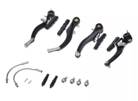 Zaciski hamulcowe V-brake Czarne komplet