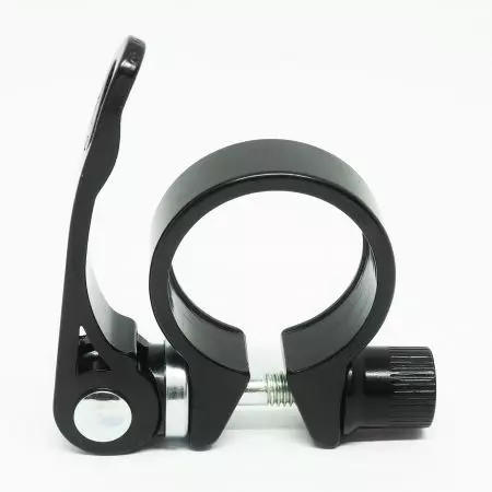 Obejma zacisk do sztycy 27.2mm dla ram 31.8mm szybkozamykacz czarny