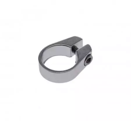 Obejma zacisk do sztycy 25.4mm dla ram 28.6mm z imbusem srebrny
