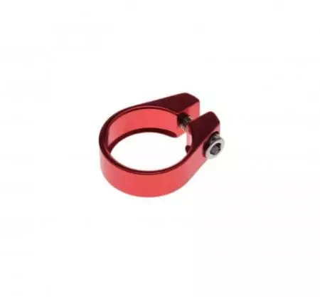 Obejma zacisk do sztycy 31.8mm dla ram 34.9mm z imbusem czerwony