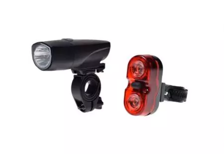 Lampki rowerowe przednia tył LED 37lm - AWR1202