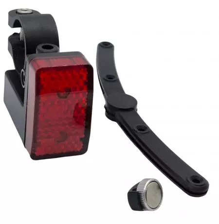 Lampka rowerowa tylna Autonomiczna zasilana magnesem - AWR1302