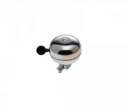 Dzwonek rowerowy Ding-Dong głośny 60mm Srebrny - AWR1603