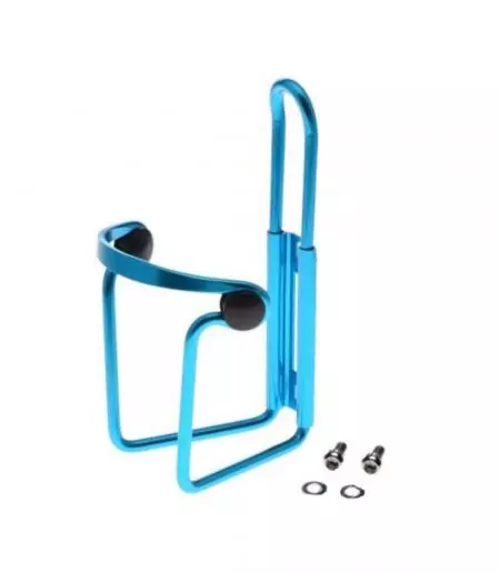 Koszyk na bidon rowerowy uchwyt aluminiowy morski