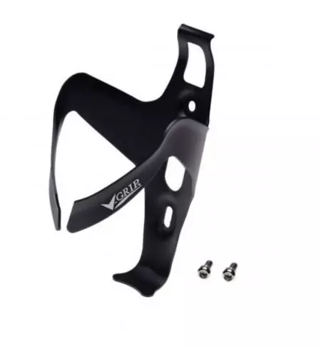 Koszyk na bidon rowerowy uchwyt aluminiowy czarny V-grip