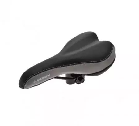 Siodełko rowerowe Leoshi 160mm mtb czarno-szare - AWR2033