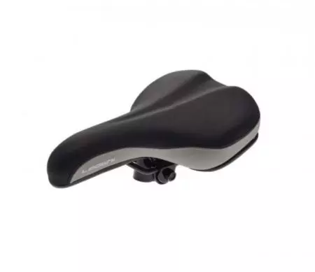 Siodełko rowerowe Leoshi 185mm mtb czarno-szare - AWR2034