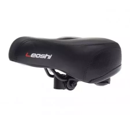 Siodełko rowerowe Leoshi 200mm elastomer czarne - AWR2073E
