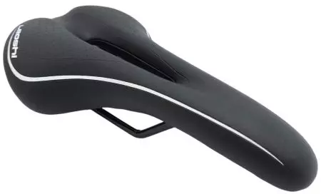 Siodełko rowerowe Leoshi 150mm mtb czarne - AWR2077