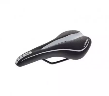 Siodełko rowerowe Leoshi 150mm mtb czarno-białe - AWR2077W