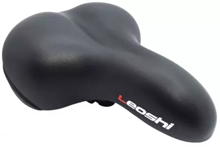 Siodełko rowerowe Leoshi 200mm elastomer czarne - AWR2079E