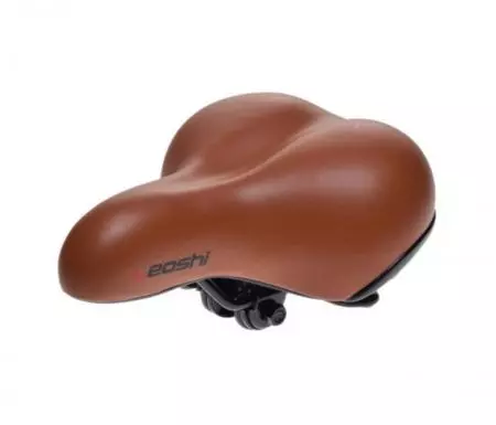 Siodełko rowerowe Leoshi 200mm na sprężynie brązowe - AWR2080B