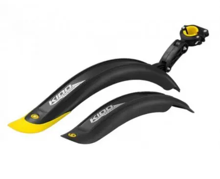 Błotniki rowerowe do kół 16-18" Kido Pro Czarno-żółty