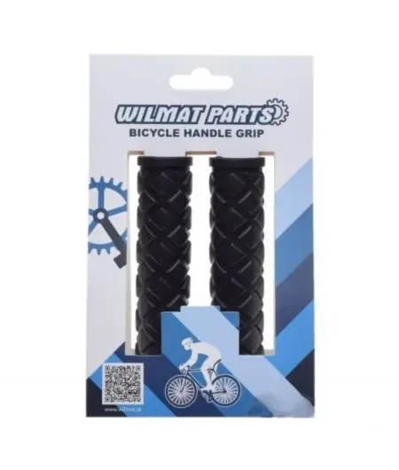 Chwyty kierownicy gripy gumowe 125mm czarne