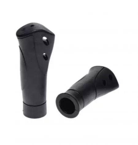 Chwyty kierownicy gripy gumowe 120/93mm czarne