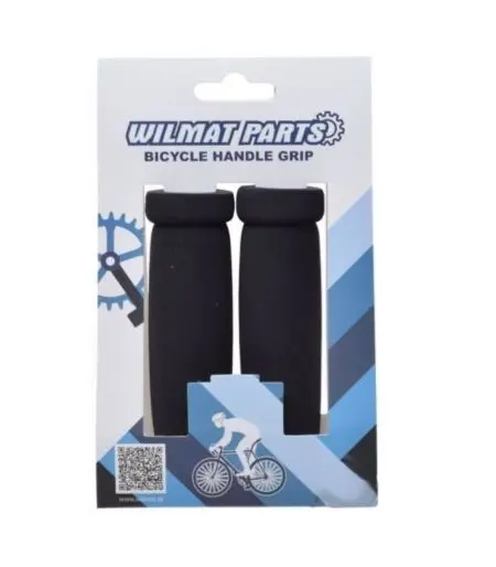 Chwyty kierownicy gripy gąbkowe 120mm czarne - AWR2241 - AWR2241