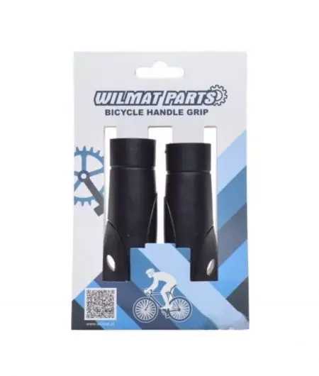 Chwyty kierownicy gripy gumowe 120mm czarne