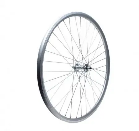 Koło rowerowe 26" przednie stożek Srebrne - AWR2604 - AWR2604