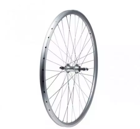 Koło rowerowe 26" tylne wolnobieg wzmacniane Srebrne - AWR2614 - AWR2614