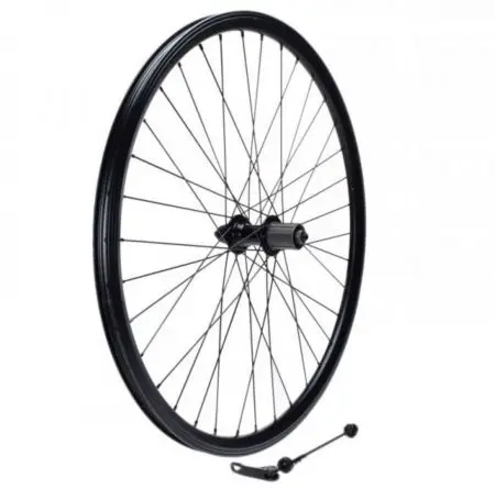 Koło rowerowe 26" tylne kaseta 7rz stożek Czarny - AWR2625 - AWR2625