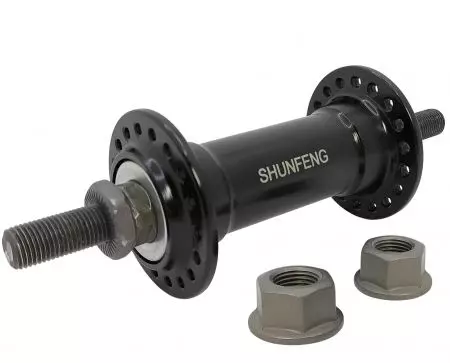 Piasta rowerowa przednia 36H oś 10mm czarna