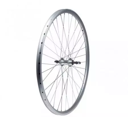 Koło rowerowe 28" tylne wolnobieg stożek Srebrne - AWR2814