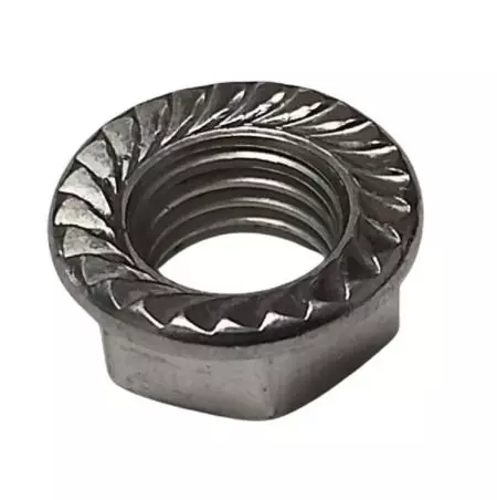 Nakrętka osi suportu mechanizmu korbowego M10x1.25 1szt srebrna - AWR9054