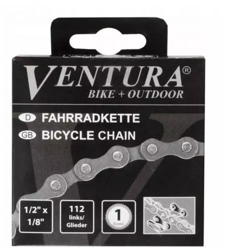 Łańcuch rowerowy 1s Ventura 112L spinka