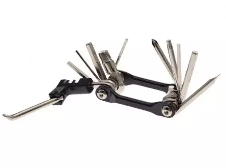 Multitool rowerowy narzędzie wielofunkcyjne 11w1 skuwacz Czarny