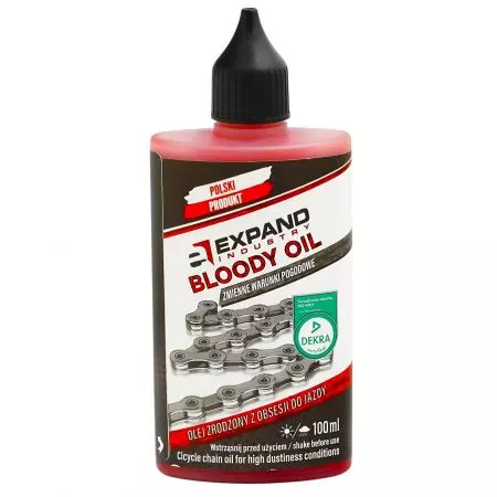 Olej do łańcucha Expand zmienne warunki Bloody Oil 100ml