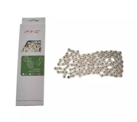 Łańcuch rowerowy 8s PYC P8001 116L