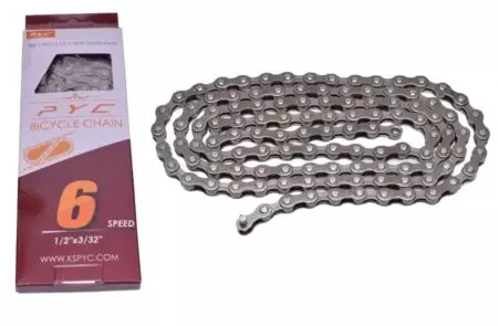 Łańcuch rowerowy 6s PYC X6030 116L