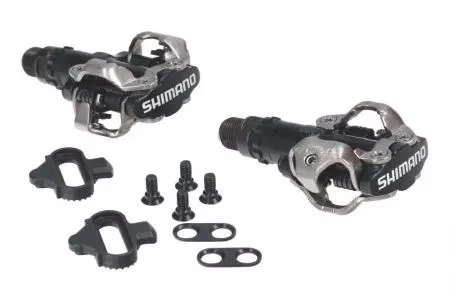 Pedały rowerowe Shimano SPD PD-M520 czarne + bloki