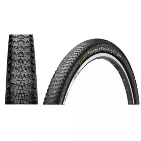 Opona rowerowa Continental Double Fighter III 27.5x2.00" drutowana