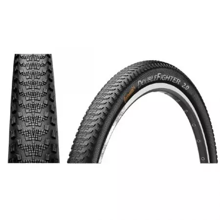 Opona rowerowa Continental Double Fighter III 24x2.00" odblask