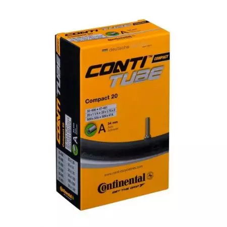 Dętka rowerowa Continental Compact 20x1 1/4-20x1.75 32/47-451 AV 34mm