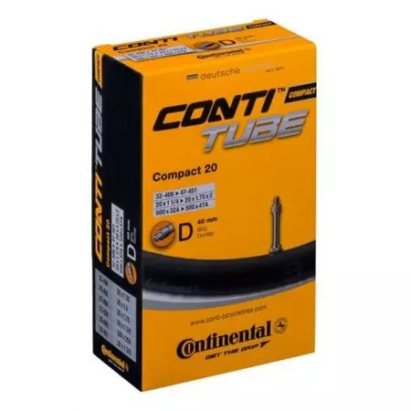 Dętka rowerowa Continental Compact 20x1 1/5 20x1.75 32-406/47-451 DV 40mm
