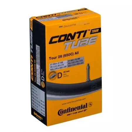 Dętka rowerowa Continental Tour All 26x1.4-1.75" 37/47-559 DV 40mm