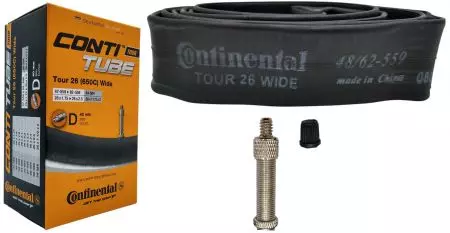 Dętka rowerowa Continental Tour Wide 26x1.75-2.5" 47/62-559 DV 40mm