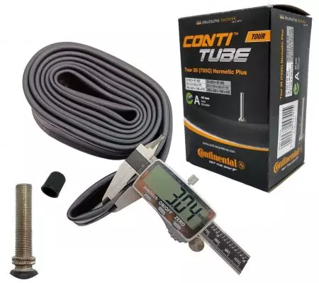 Dętka rowerowa Continental Tour Hermetic Plus 28x1.5-1.75 32/47-622 AV 40mm
