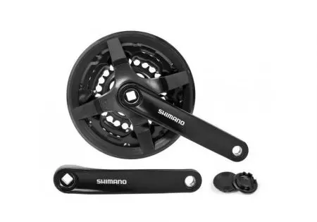 Zestaw łańcuch wolnobieg korba Shimano 7s 42/34/24
