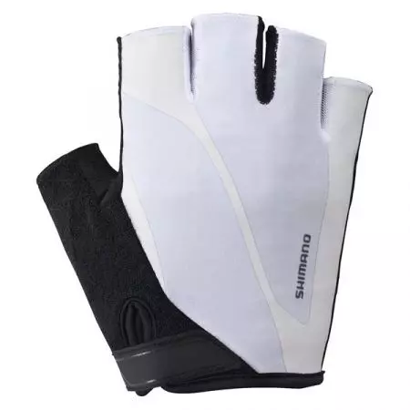 Rękawiczki bez palców Shimano Classic białe L - ECWGLBSRS11YI4